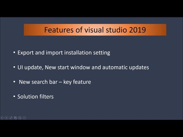 What's New In VS2019 - Export and import installation setting