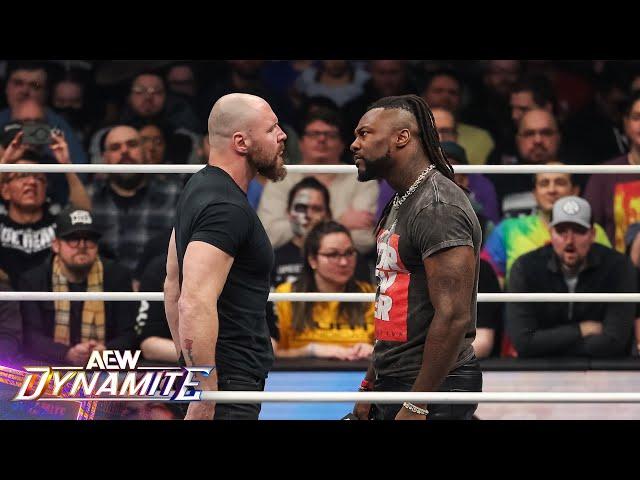 Swerve Strickland comes face-to-face with AEW World Champion Jon Moxley! | 3/26/25, AEW Dynamite