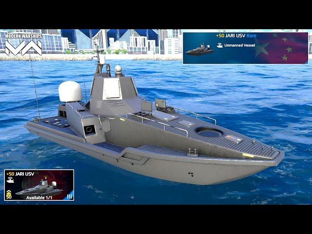 JARI USV - New Unmanned Vessel Full Review And Test - Modern Warships Alpha Test