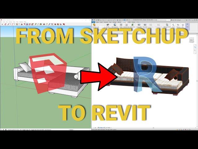 From SketchUp to Revit TUTORIAL - How to fix all problems