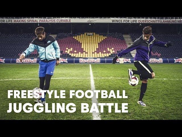 Hachim Mastour vs. Neymar Jr | Freestyle football juggling battle