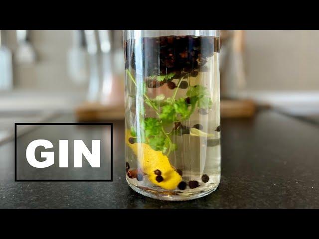 Homemade GIN by infusion in Only 36 hours