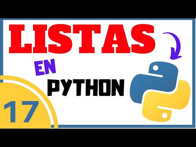 Listas en Python Tutorial desde Cero  [Métodos] # 017