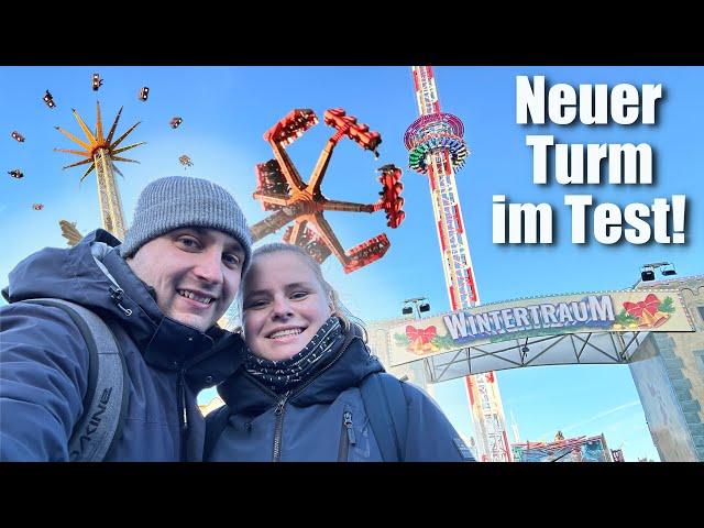 Brilliant NEW winter fair with Freefall Tower PREMIERE! | Berlin winter dream 2024