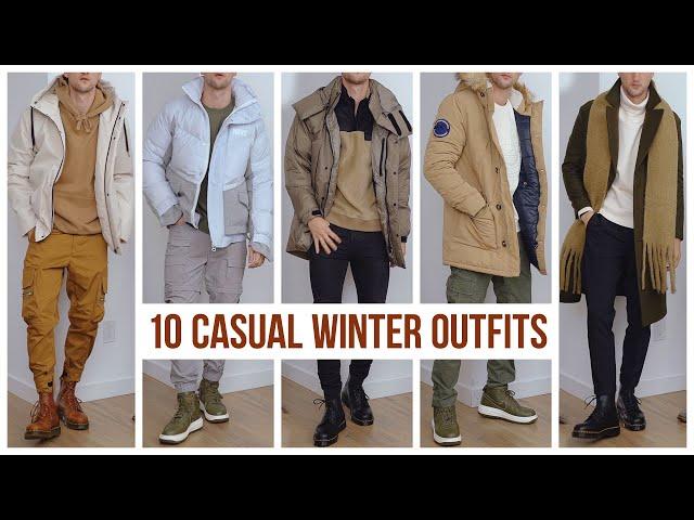 10 Casual Winter Outfit Ideas for Men | Style Inspiration