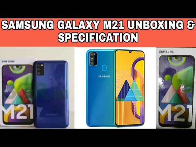 SAMSUNG GALAXY M21 UNBOXING, FIRST LOOK & FULL SPECIFICATION | 6000 mah battery 48MP camera | 4 & 64