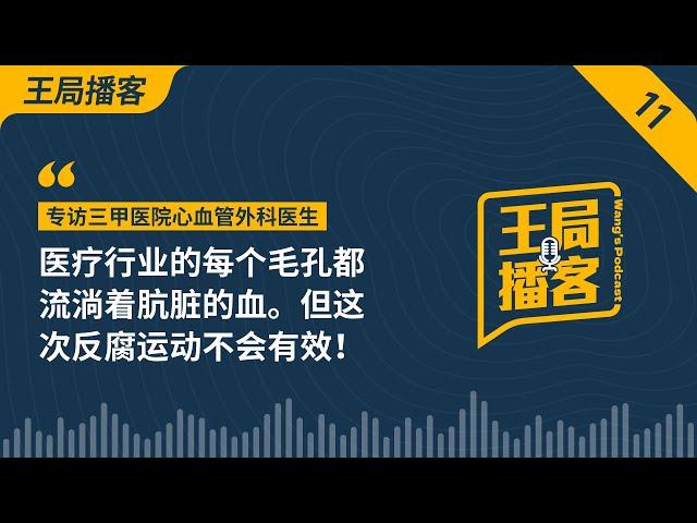 医疗行业的每个毛孔都流淌着肮脏的血。但这次反腐运动不会有效！｜医疗反腐｜医药代表｜带金销售｜回扣｜医保｜三甲医院｜20230909王局播客