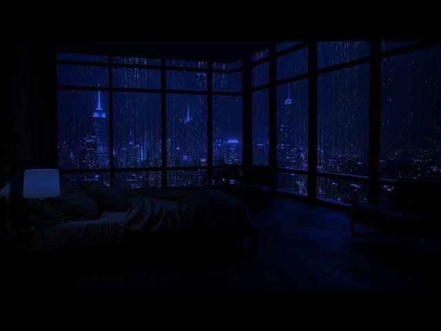 Rain in the City at Night: Let the Rain Sounds Guide You to Tranquil Sleep ️