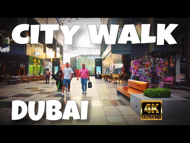 City Walk Dubai ASMR [4K] Walking Tour