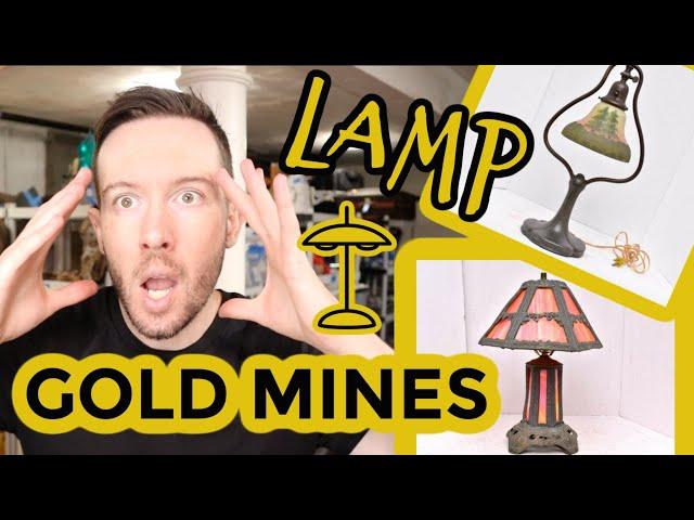 How To Spot The Most Valuable Table Lamps! Buying to Resell / Flip Online Haul Video!