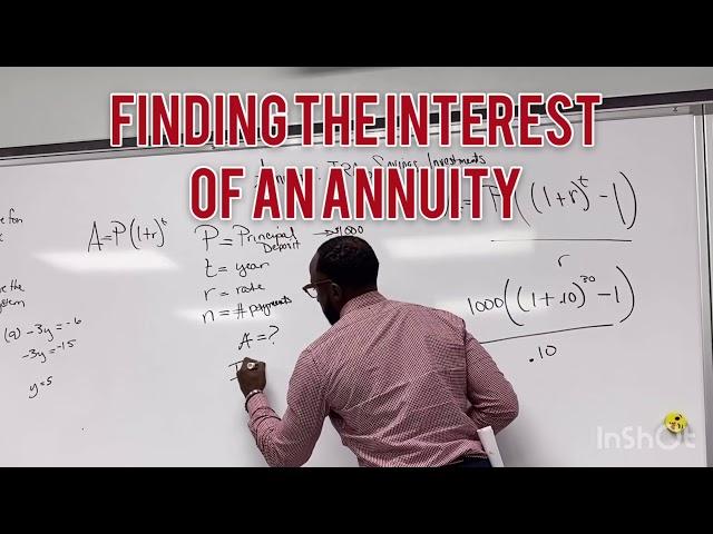 Personal Finance: Value of an Annuity