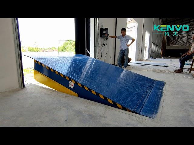 Automatic Pit Fixed Hydraulic Loading Dock Leveler or Leveller for warehouse loading bay