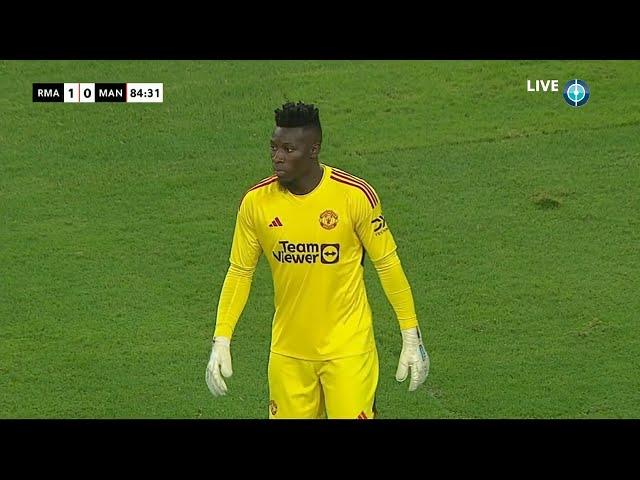 André Onana DEBUT for Manchester United vs Real Madrid