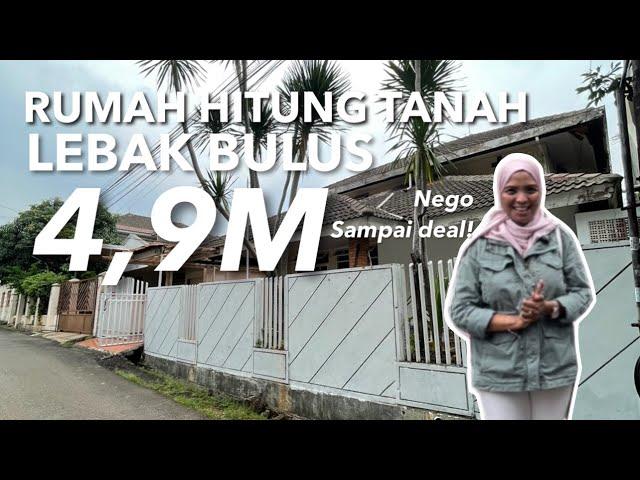 Rumah Murah Hitung Tanah di Lebak Bulus Jakarta Selatan | Hanya 4M an