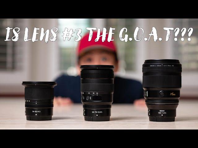 TOP 3 GREATEST NIKON Z Mirrorless Lenses I've EVER Used: 2024 Edition