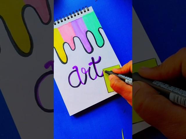  Let's Decorate Our Drawing Copy with This Beautiful Border Design For Project#shorts#ytshorts