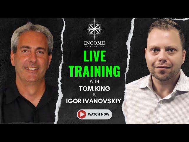 Expert Q&A With Income Navigator : LIVE Training on Strategies, Trade Adjustments & More!