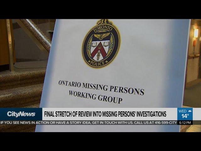 Civilian review into missing persons' cases reaches final stretch