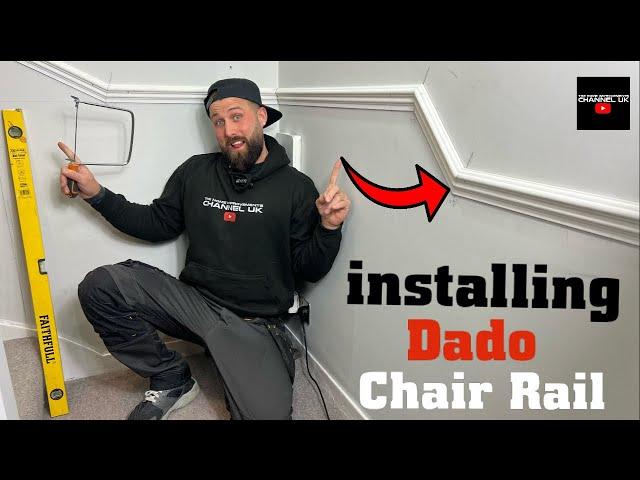 How To Install Dado/Chair Rail To Hall Stair Landing - Easy Step By Step Guide