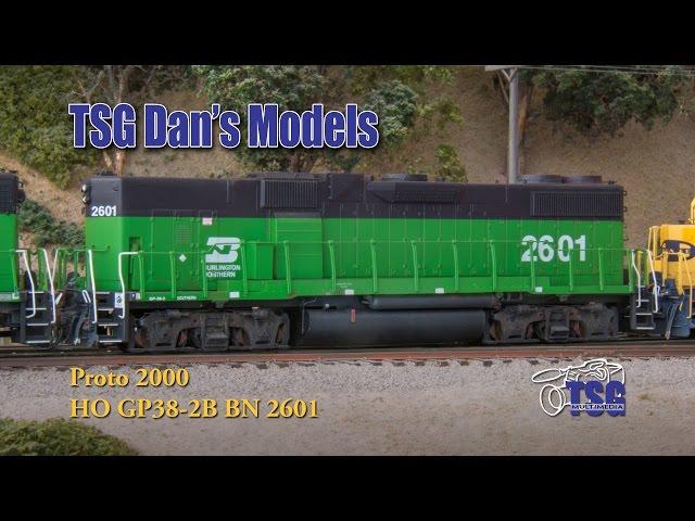 HO Scale DCC BN GP38-2B Amazing Kitbash Dan's Models