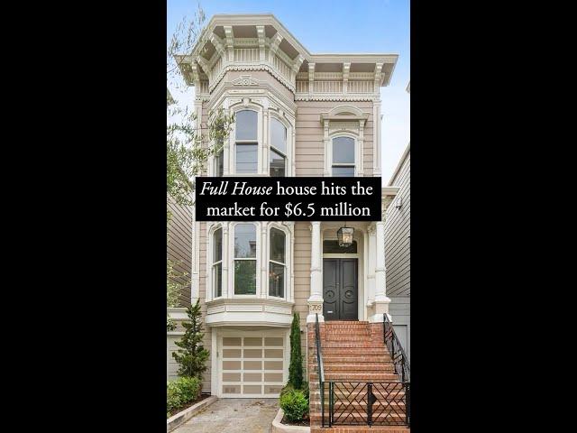 Full House house hits the market for $6.5 million! #shorts