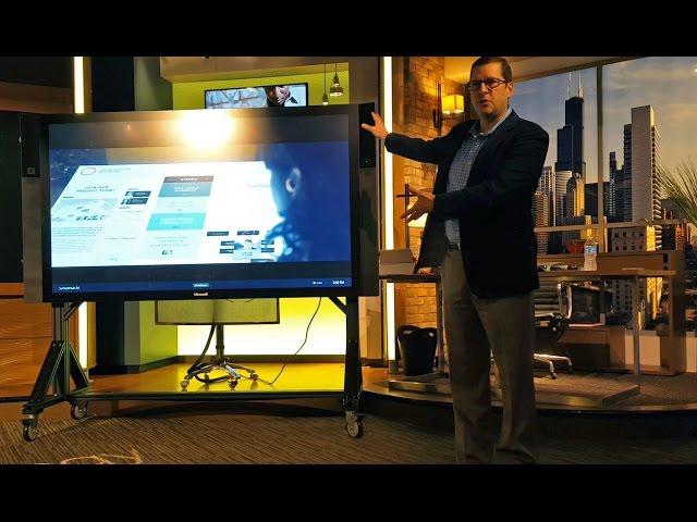 Microsoft Surface Hub Live Demo - HotHardware