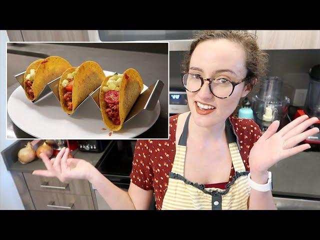 Plant Based Taco Recipe with Beyond Meat & Daiya Cheese | COOKING WITH PHAE