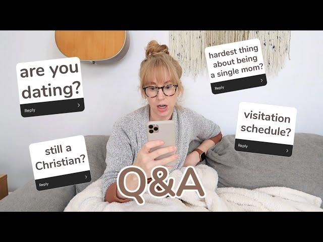 Am I dating? Custody? Co Parenting? Hardest part about being a single mom | Elle Lindquist Q & A