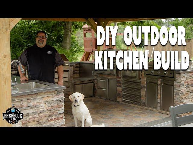 Building an Outdoor Kitchen | How We Saved Over 75% Using DIY Outdoor Kitchen Techniques