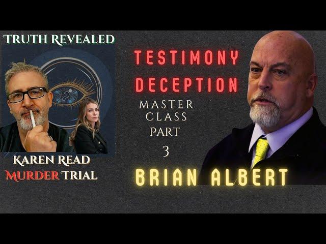 The Evidence Swept Out the Driveway: Brian Albert Testimony pt3