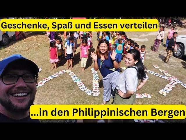 Weihnachtsfreude in einem abgelegenen Dorf auf den Philippinen -  für über 100 Familien