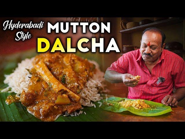 Mutton Dalcha || మటన్ దాల్చా || Hyderabadi Muslim Wedding Style Mutton Dalcha || Kaddu Ka Dalcha