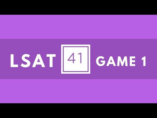 LSAT Blog - PrepTest 41 Logic Game 1 (October 2003) - Closet Hangers