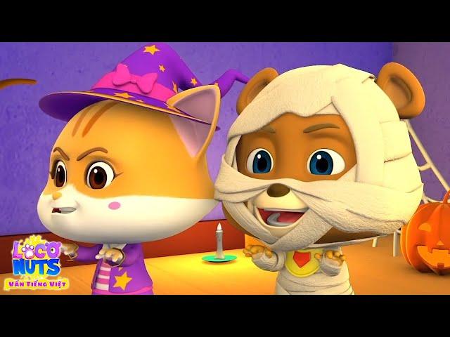 Bài hát Boo đáng sợ | Vần điệu Halloween | Loco Nuts | Nhạc thiếu nhi | Hoạt hình