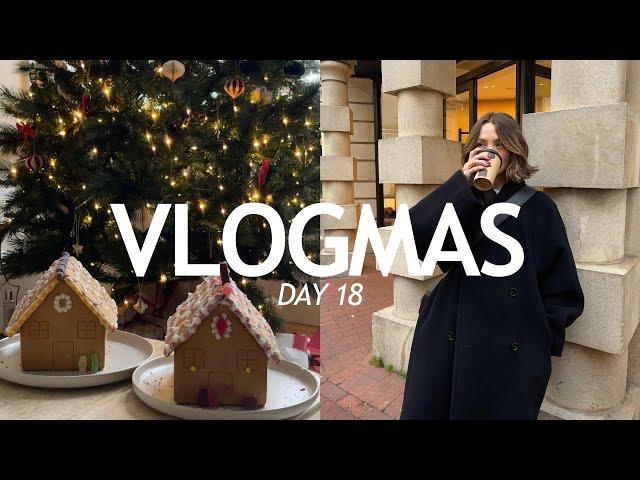 VLOGMAS DAY 18 | Gingerbread Houses, Gift Exchanging & Brighton