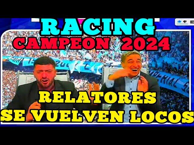 RELATORES LLORAN RACING CAMPEON DE LA COPA SUDAMERICANA 2024 