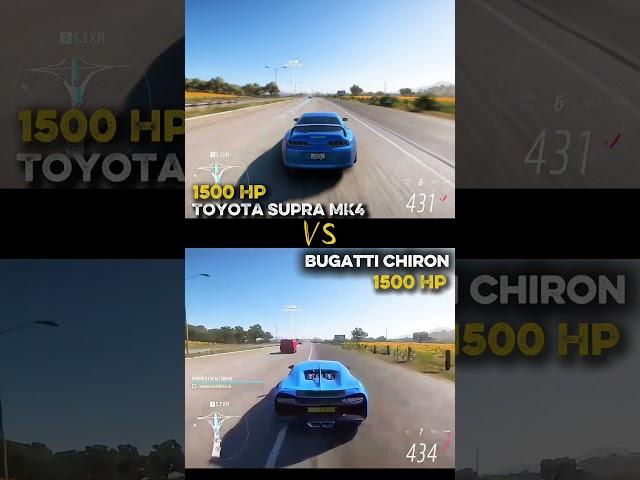 Bugatti Killer? 1500HP Supra vs Chiron Showdown!