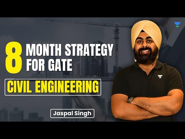 8 month strategy for GATE | Jaspal Singh Ex IES #gate2025 #civilengineering