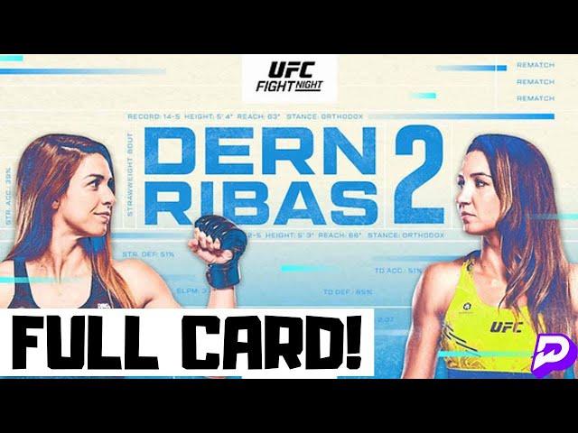 UFC Fight Night Dern vs Ribas 2 Predictions & Full Card Breakdown - UFC Vegas 101 Betting Tips