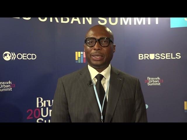 Barthelemy Dias, Maire de Dakar, at Brussels Urban Summit 2023