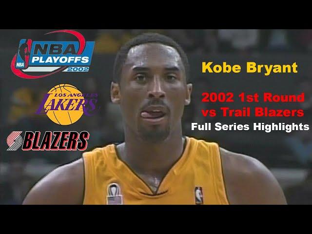 Kobe Bryant 2002 1st Round Full Series Highlights vs Blazers