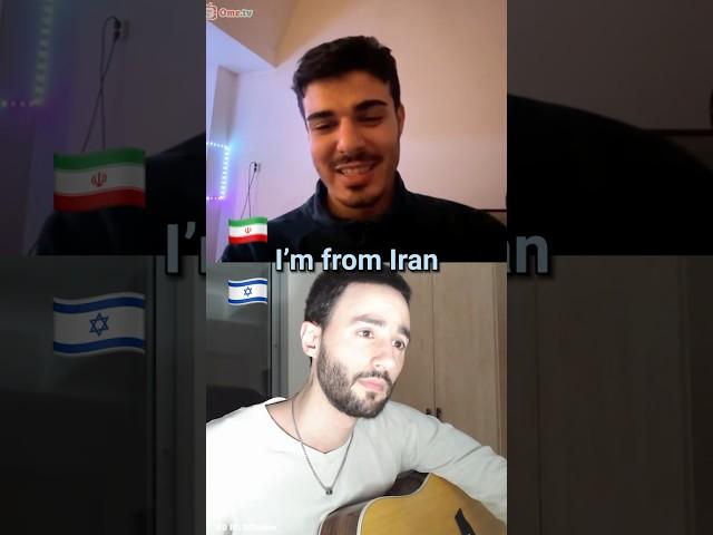People of Iran & Israel WISH for Peace! Vid: @TalYaakov