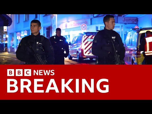 Several killed in knife attack in Solingen, Germany | BBC News