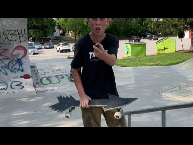 MY HATER VS. CRAZY ARROW SKATEBOARD!? 