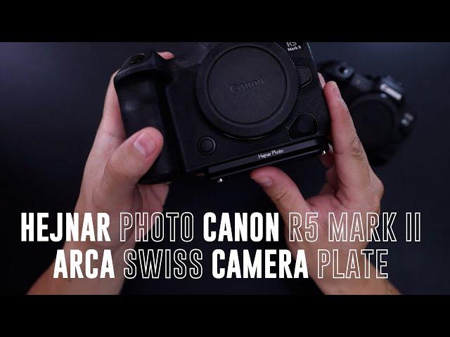 Hejnar Photo Canon R5 Mark II (compatible with R5/R6 series) Arca Swiss Camera Plate D075