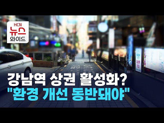 강남역 상권 활성화? "환경 개선 동반돼야" / 서초 HCN