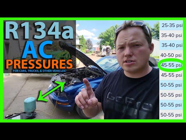 What Pressure Should my Car AC Be - How To Check Automotive R134a Air Conditioner - Recharge Tips