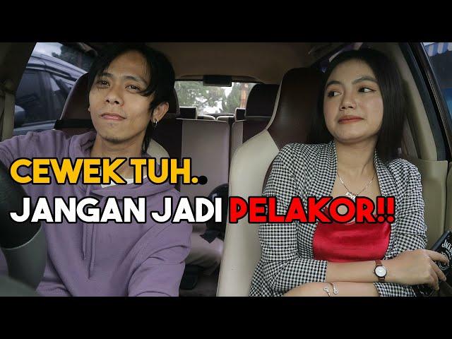 DRIVER STRES!! CEWEK CANTIK INI D TUDUH PELAKOOR!!PRANK TAXI