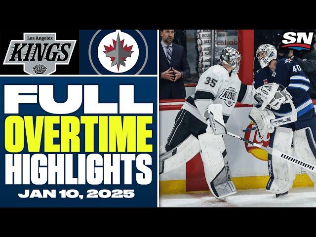 Los Angeles Kings at Winnipeg Jets | FULL Overtime Highlights - January 10, 2025