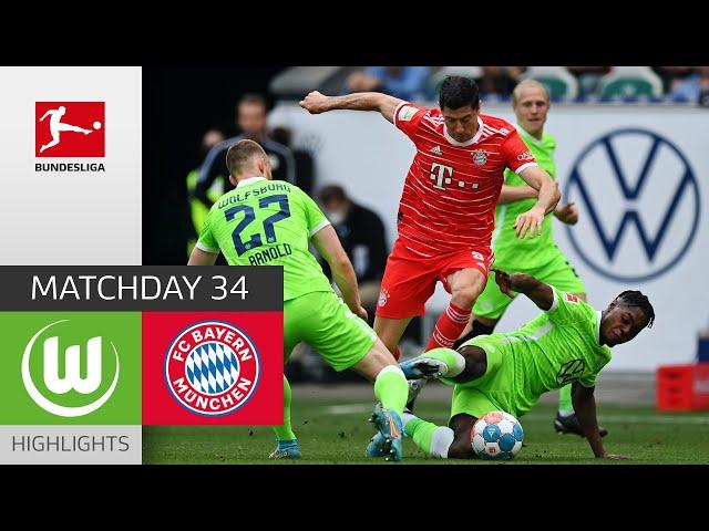 VfL Wolfsburg - FC Bayern München 2-2 | Highlights | Matchday 34 – Bundesliga 2021/22